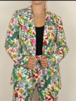Great British Bake Off S15 Prue Leith Floral Blazer