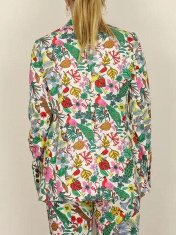Great British Bake Off S15 Prue Leith Floral Blazer