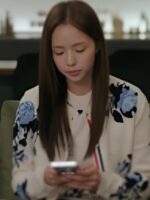 When The Phone Rings 2025 Chae Soo-Bin Floral Cardigan