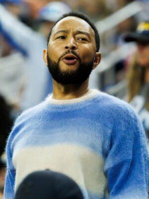 John Legend LA Blue Ombre Knit Sweater