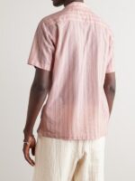The White Lotus S03 Sam Nivola Pink Striped Shirt
