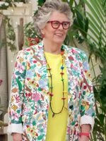 Great British Bake Off S15 Prue Leith Floral Blazer