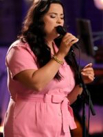 The Voice S27 Jacquelyn George Pink Jumpsuit