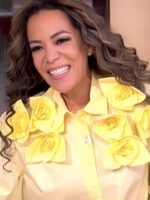 The View 2025 Sunny Hostin Yellow Rose Applique Shirt