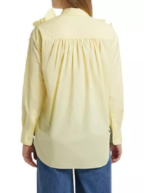 The View 2025 Sunny Hostin Yellow Rose Applique Shirt