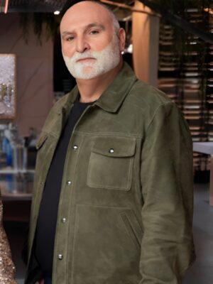 Yes Chef S01 Promo Jose Andres Green Suede Jacket