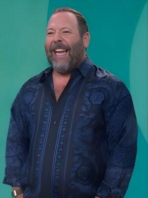 The Today Show 2025 Bert Kreischer Blue Printed Shirt