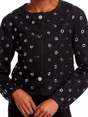 The View 2025 Joy Behar Grommet Embellished Jacket