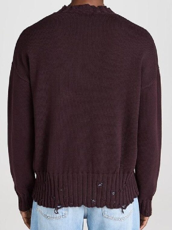 The Voice S27 Adam Levine Burgundy Crewneck Sweater