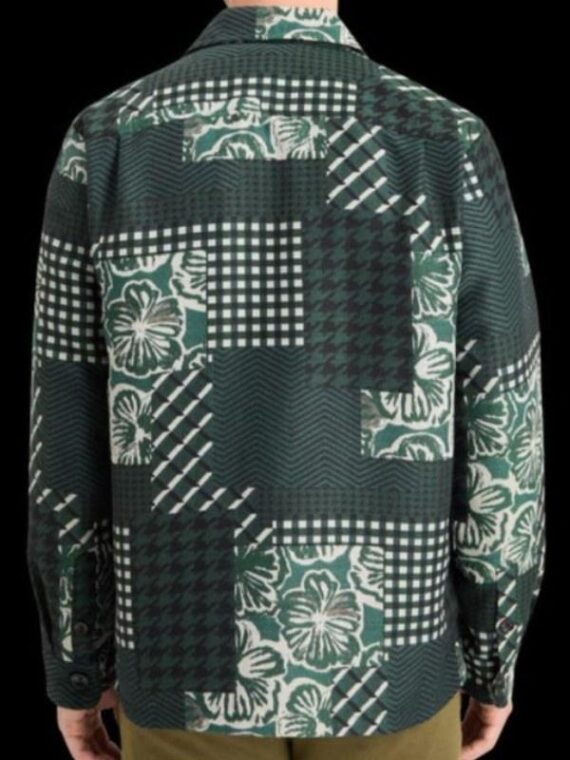 The Voice S27 Ethan Eckenroad Patchwork Printed Shacket