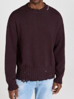 The Voice S27 Adam Levine Burgundy Crewneck Sweater