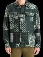 The Voice S27 Ethan Eckenroad Patchwork Printed Shacket