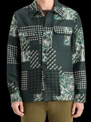 The Voice S27 Ethan Eckenroad Patchwork Printed Shacket