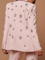 The Voice S27 Jacquelyn George Pink Embellished Blazer