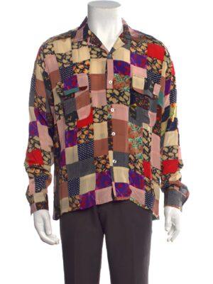 The Voice S27 Jimi Westbrook Patchwork Printed Shirt