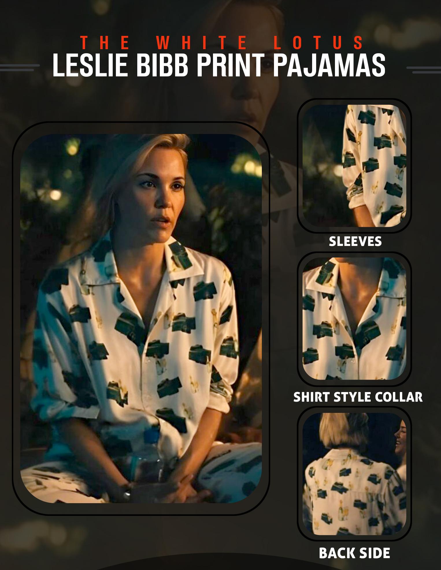 The White Lotus 2025 Leslie Bibb Pajamas