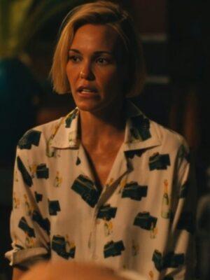 The White Lotus 2025 Leslie Bibb Print Pajamas
