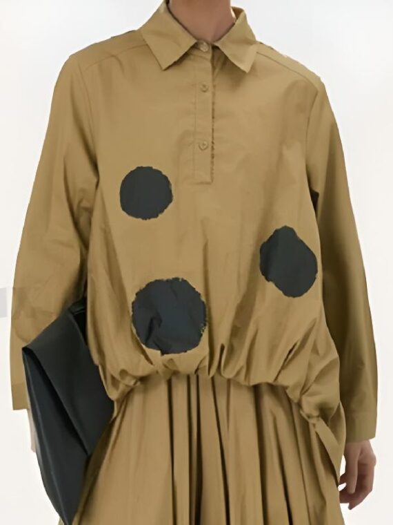 The White Lotus S03 Patravadi Mejudhon Brown Shirt