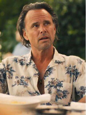 The White Lotus S03 Walton Goggins Short Sleeve Floral Shirt