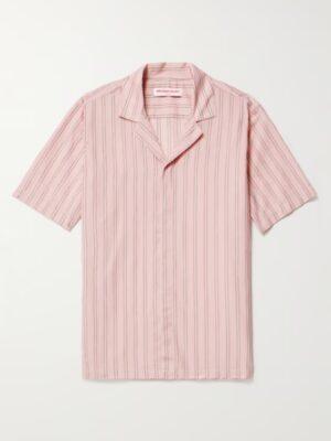 The-White-Lotus-S03-Sam-Nivola-Pink-Striped-Shirt