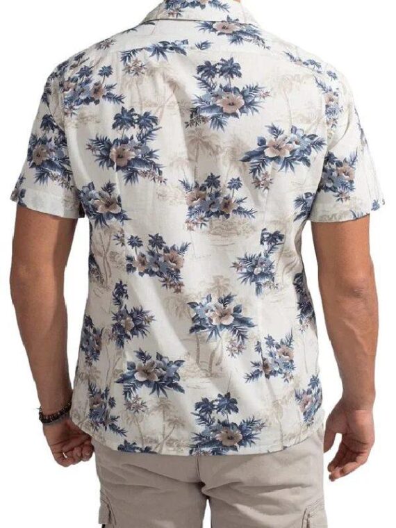 The White Lotus S03 Walton Goggins Short Sleeve Floral Shirt
