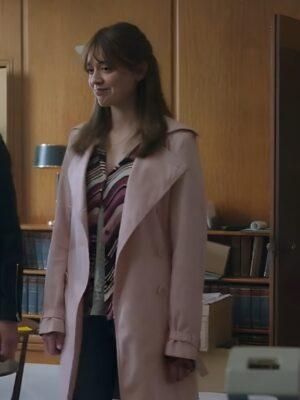 Toxic Town Aimee Lou Wood Pink Coat