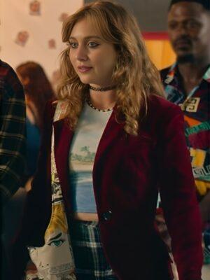 Tuiskoms 2025 Jane de Wet Red Velvet Blazer