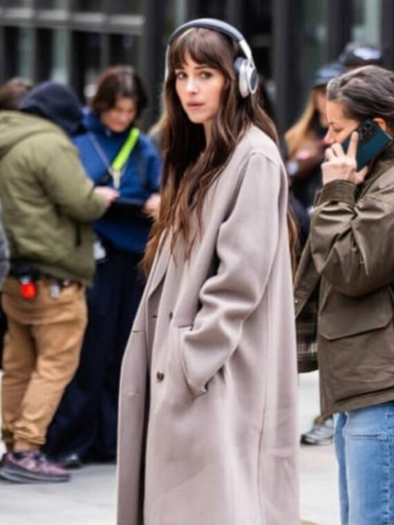 Verity 2025 Dakota Johnson Gray Coat