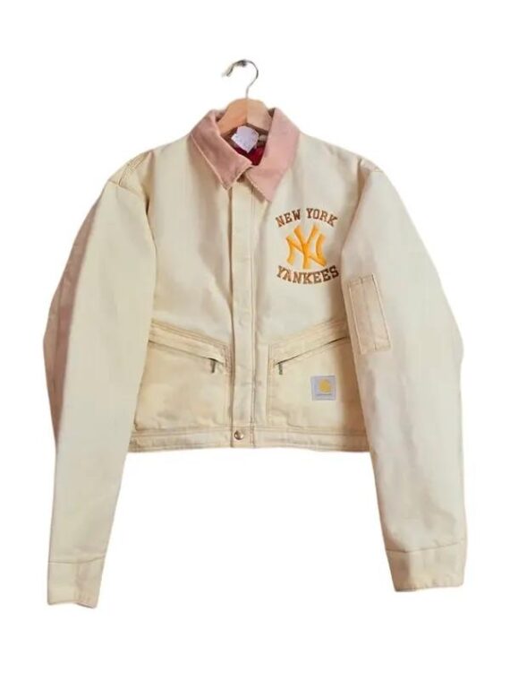Vintage NY Yankees Crop Jacket