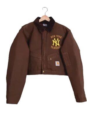 Vintage NY Yankees Crop Jacket