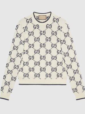 WWE Raw 2025 Nattie Neidhart Monogram White Knit Sweater