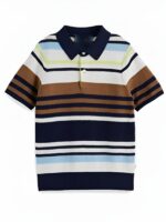 9-1-1 S08 Gavin McHugh Multicolor Striped Polo Shirt