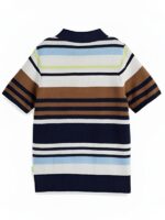 9-1-1 S08 Gavin McHugh Multicolor Striped Polo Shirt