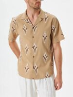 90 Day Fiance S11 Sarper Beige Printed Shirt