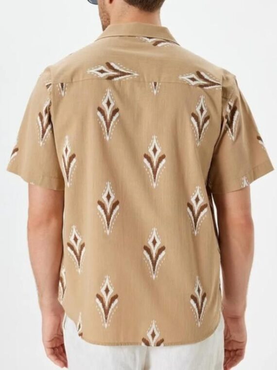 90 Day Fiance S11 Sarper Beige Printed Shirt