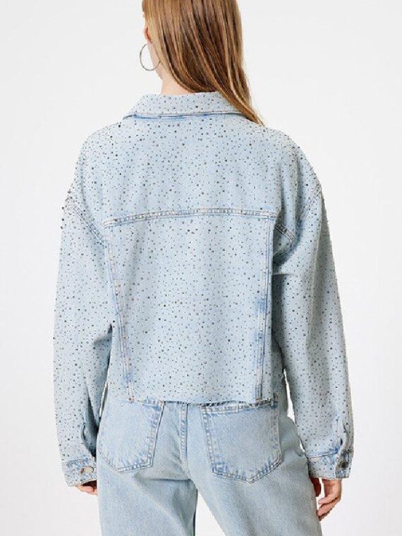 90 Day Fiance S11 Shekinah Embellished Crop Jacket