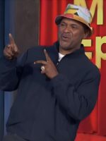 Access Daily 2025 Mike Epps Blue Corduroy Jacket