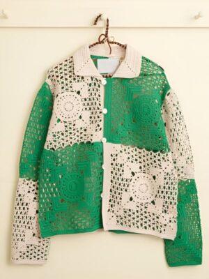 Access Daily 2025 Scott Evans Crochet Knit Shirt