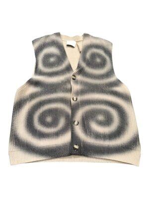 Access Daily 2025 Scott Evans Spiral Print Sweater Vest