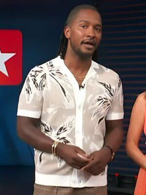 Access Hollywood Scott Evans Floral Print Shirt