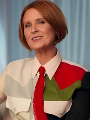 And Just Like That S3 Miranda Hobbes Western Multicolored Shirt