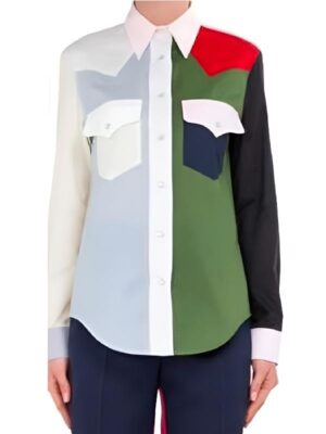 And Just Like That S03 Miranda Hobbes Western Multicolored Shirt