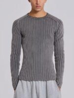 Battle Camp S1 Lorenzo Nobilio Gray Knitted Sweater