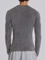 Battle Camp S1 Lorenzo Nobilio Gray Knitted Sweater