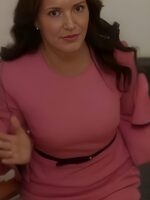 And Just Like That S3 Kristin Davis Pink Bow Dress