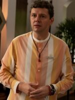 The White Lotus S03 Christian Friedel Striped Shirt