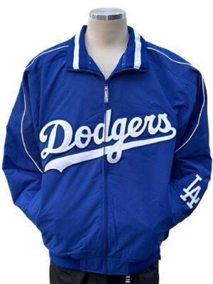 2005 Dodgers Blue Dugout Full Zip Jacket