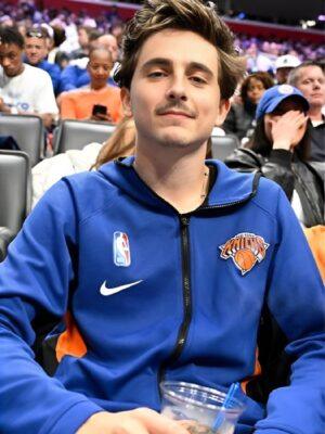 Timothee Chalamet New York Knicks Jacket