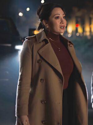 Tracker S02 Reenie Green Brown Trench Coat