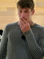 Battle Camp S1 Lorenzo Nobilio Gray Knitted Sweater